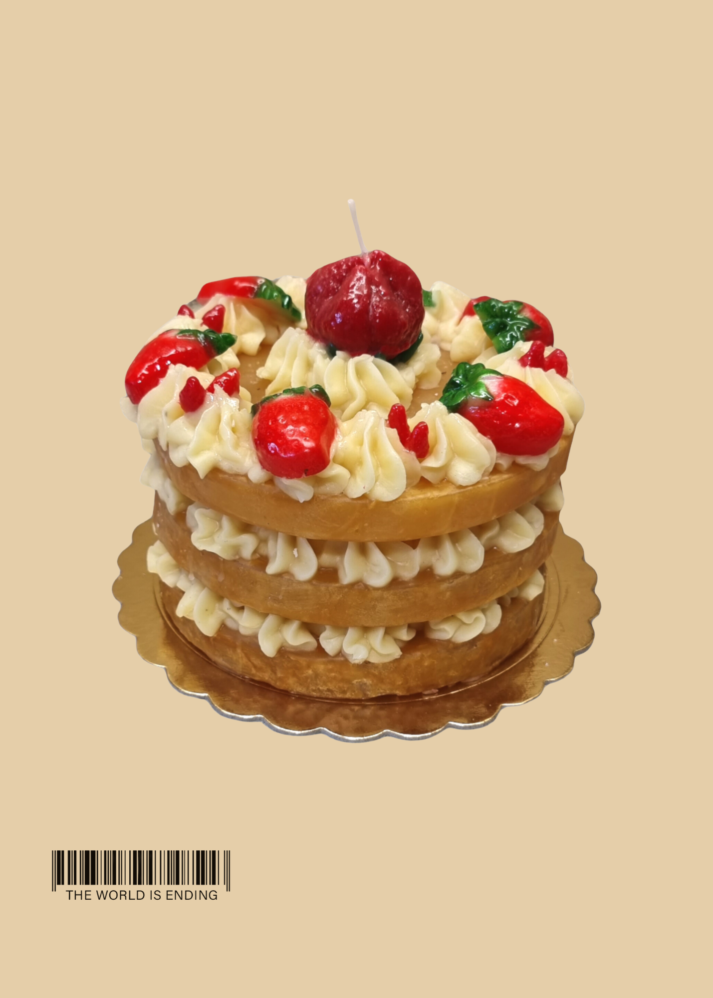 THREE LAYER CAKE CANDLE